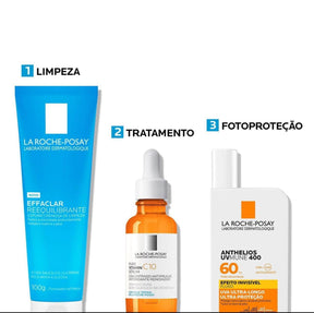 Kit La Roche-Posay - Rotina para uma Pele Renovada e Protegida (3 PRODUTOS)