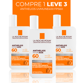 COMPRE 1 LEVE 3 - La Roche-Posay Anthelios Hydraox FPS60 - Protetor Solar 50ml